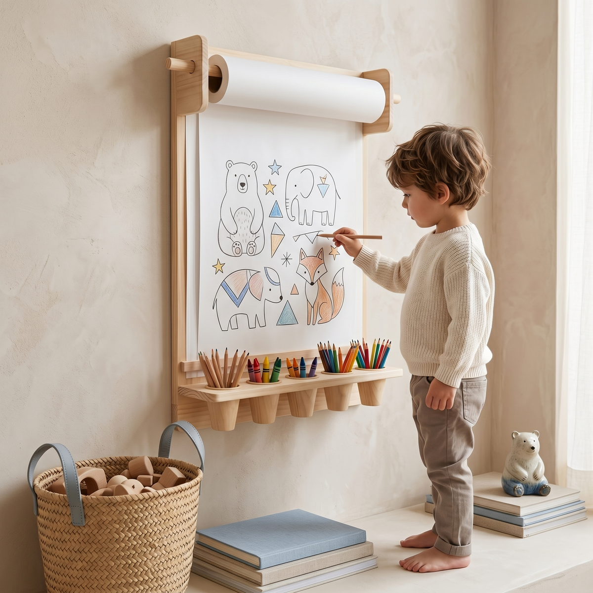 Baberio LittleArtist Montessori Drawing Board