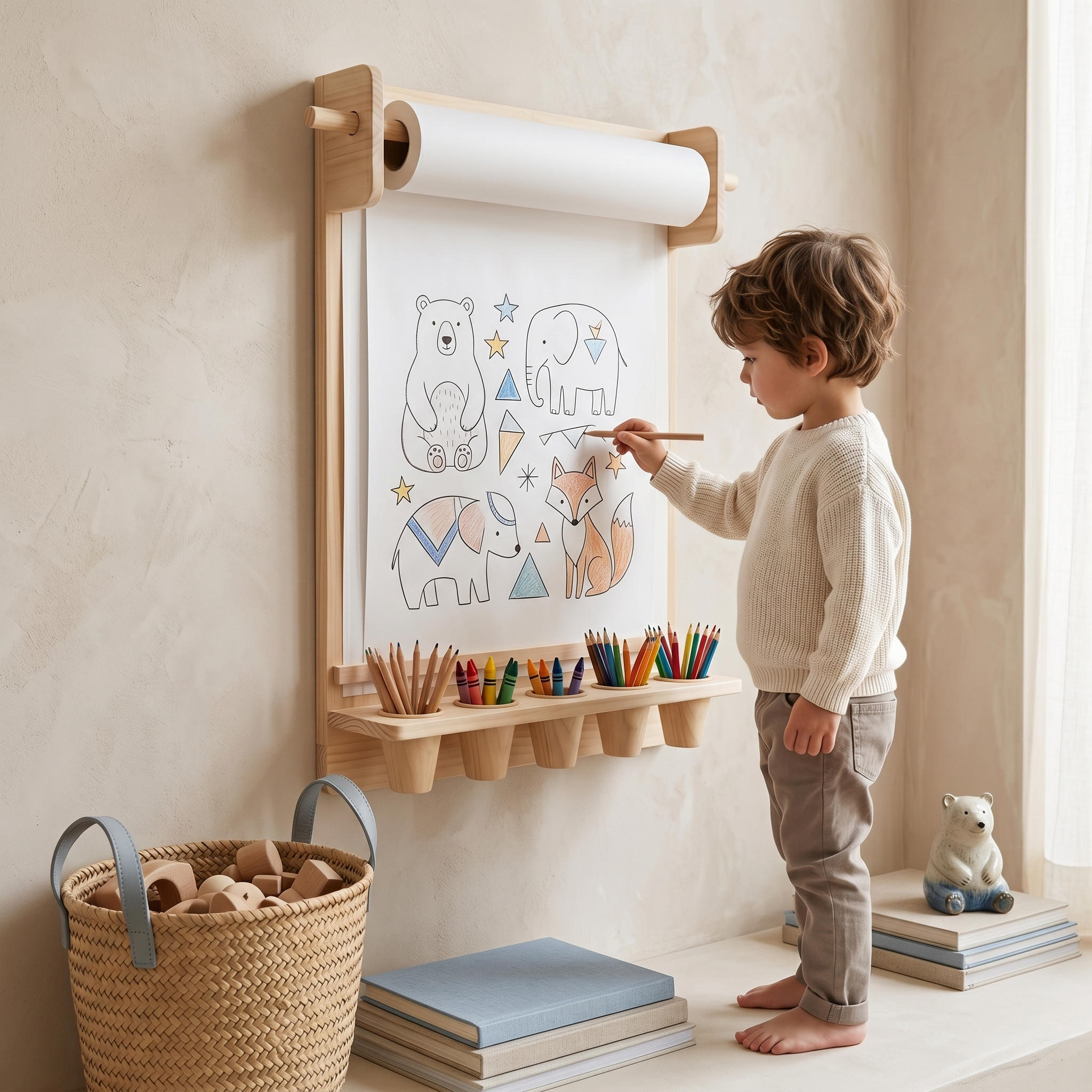 Baberio LittleArtist Montessori Drawing Board