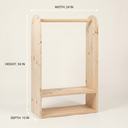 Baberio LittleCloset Montessori Dress-Up Rack