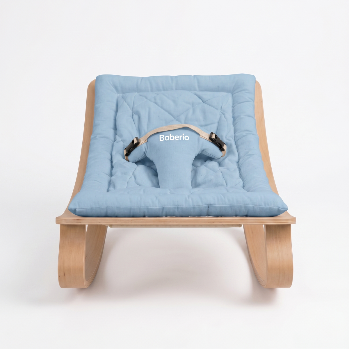 Baberio RockNest Minimalist Wooden Baby Rocker