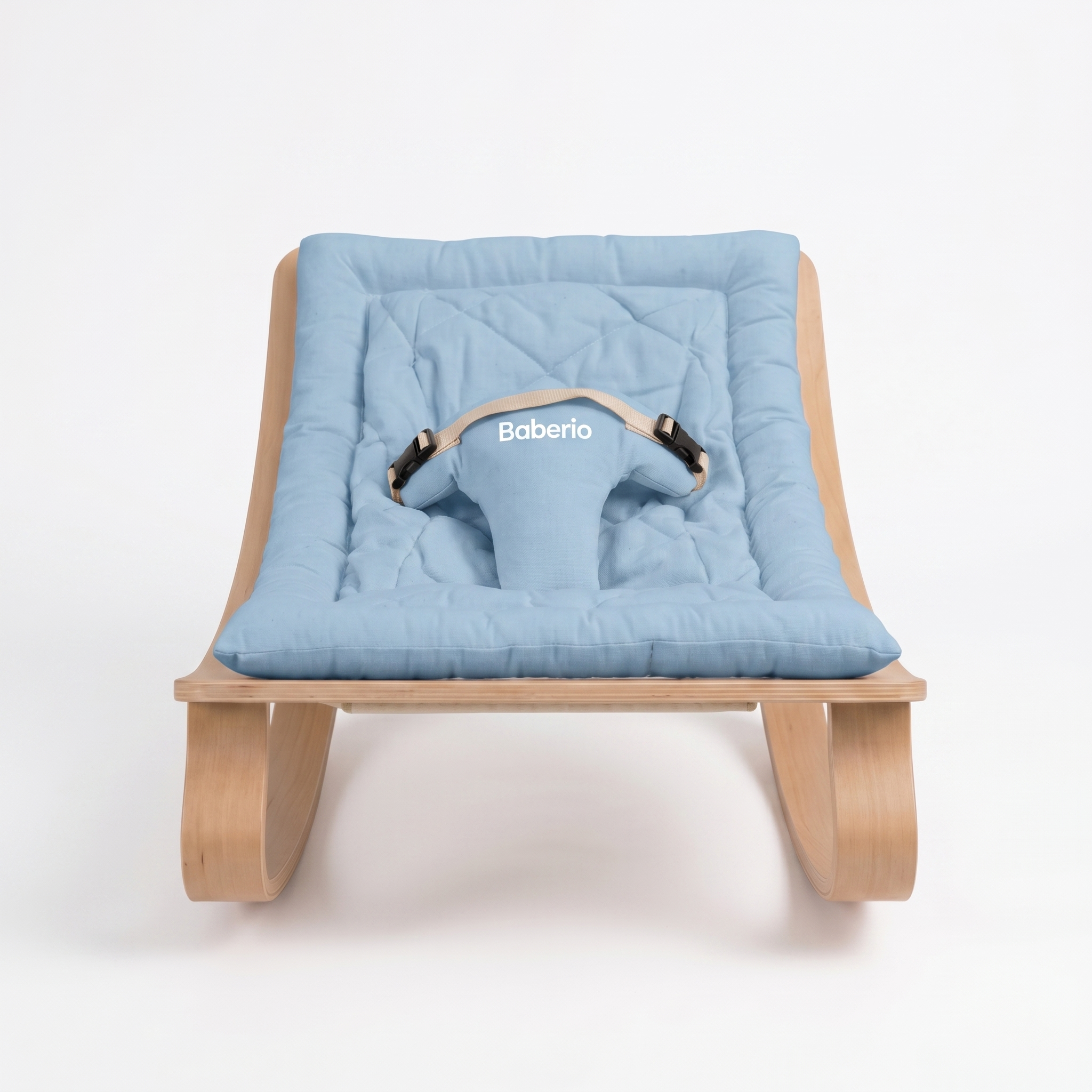 Baberio RockNest Minimalist Wooden Baby Rocker