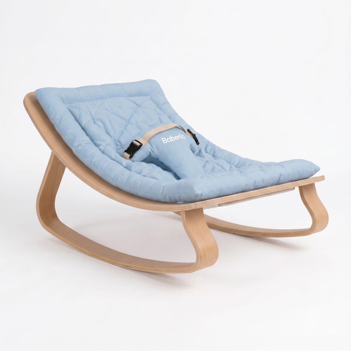 Baberio RockNest Minimalist Wooden Baby Rocker