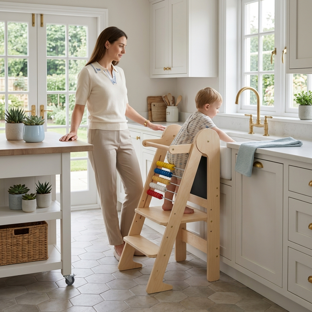 Baberio StepNest Foldable Toddler Tower