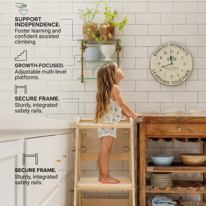 Baberio StepNest Foldable Toddler Tower