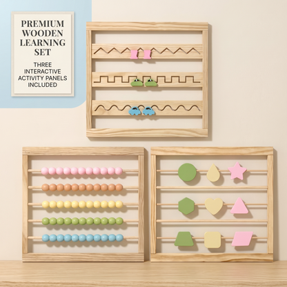 Baberio WonderYard Wooden Baby Playpen