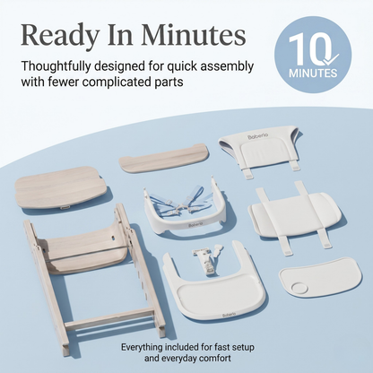 Baberio GrowNest Adjustable Baby High Chair