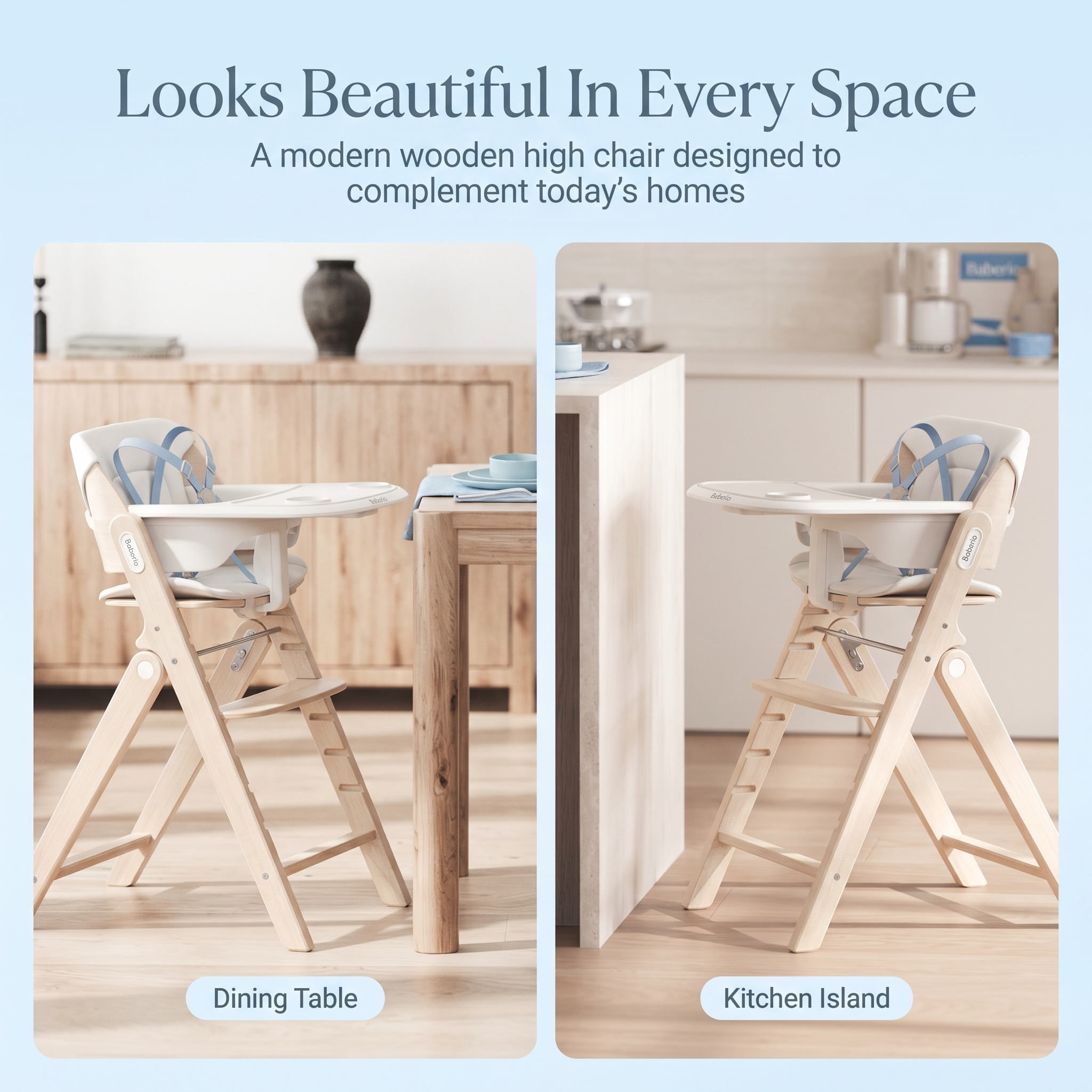 Baberio GrowNest Adjustable Baby High Chair