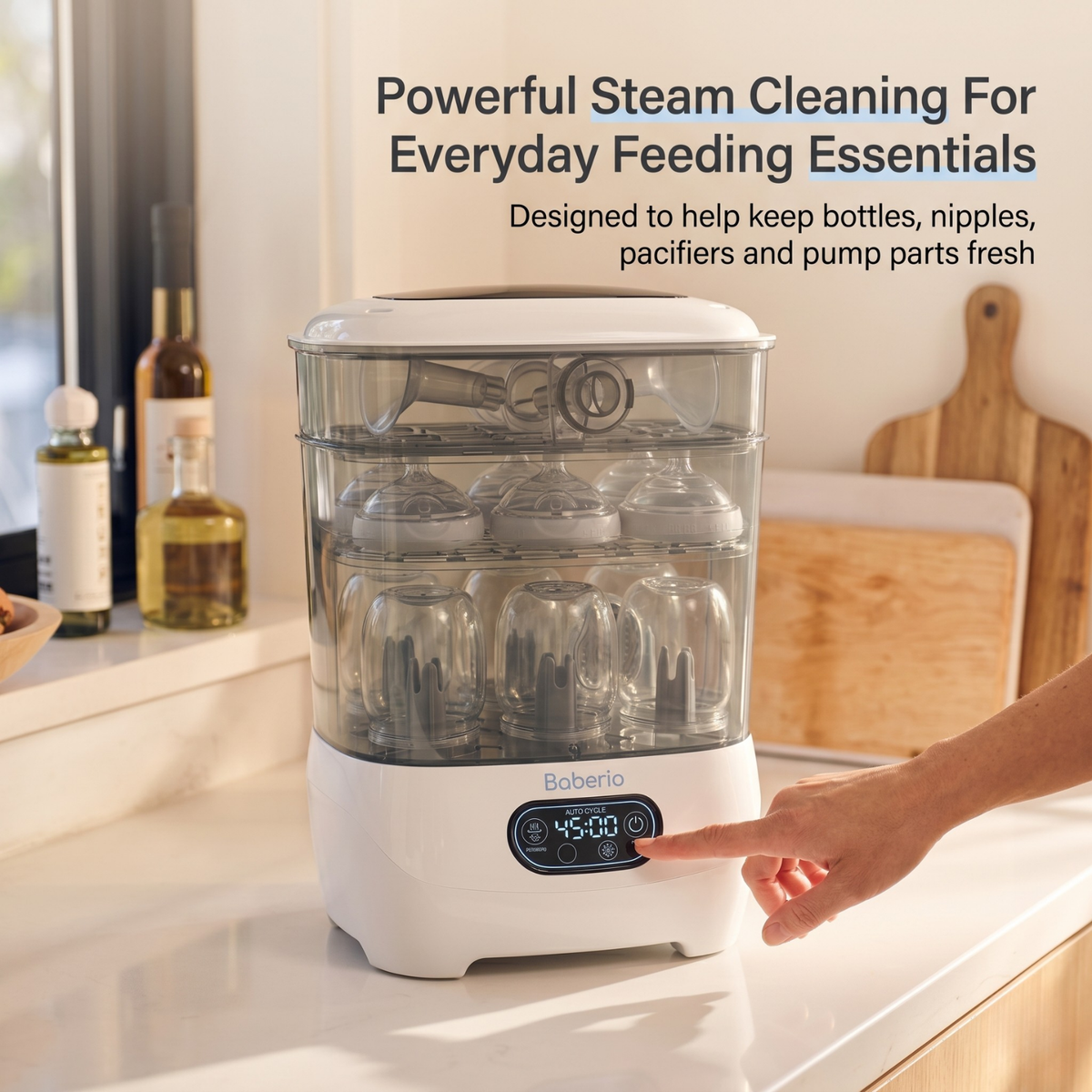 Baberio SteriNest Bottle Sterilizer & Dryer