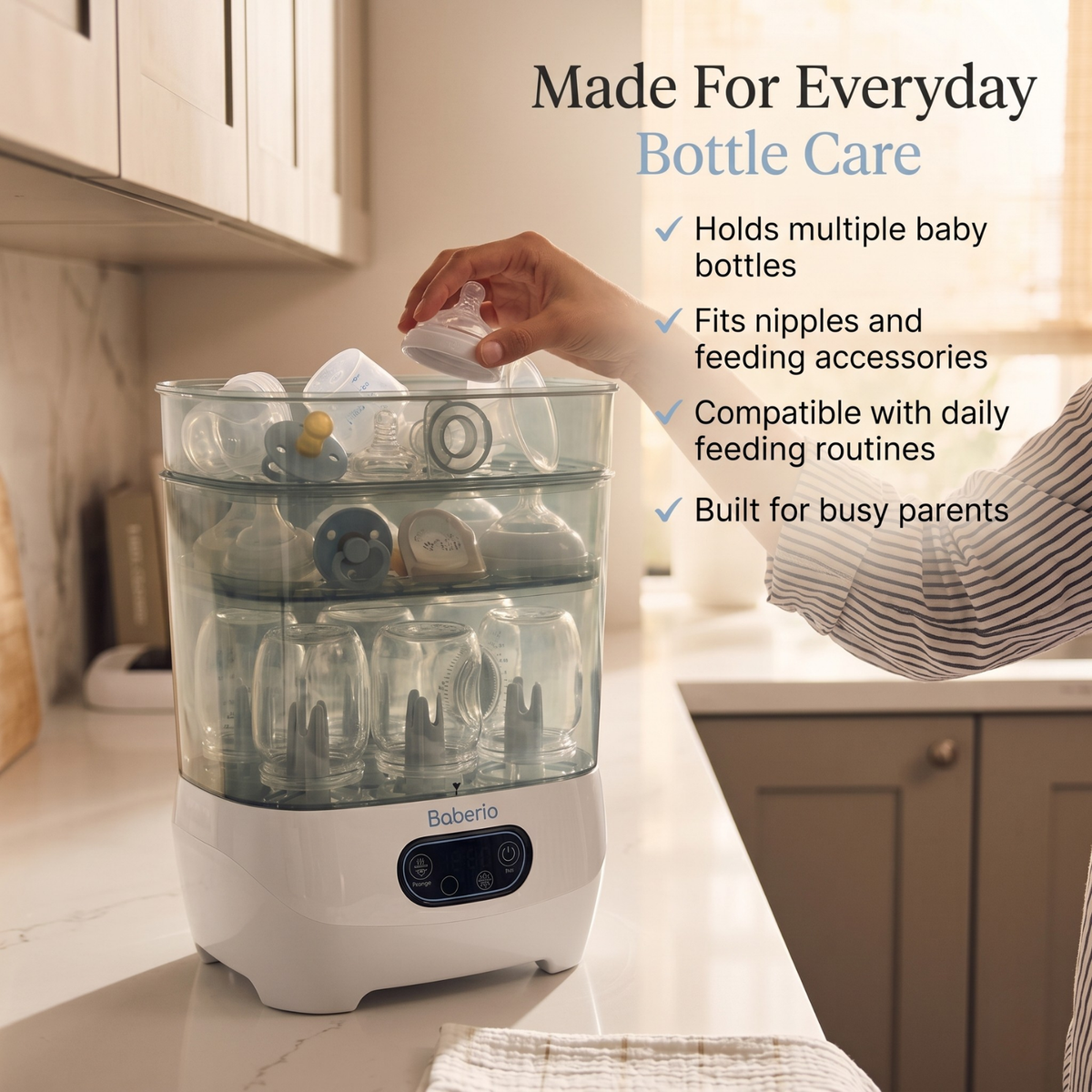 Baberio SteriNest Bottle Sterilizer & Dryer