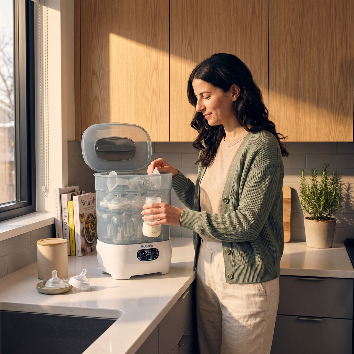 Baberio SteriNest Bottle Sterilizer & Dryer