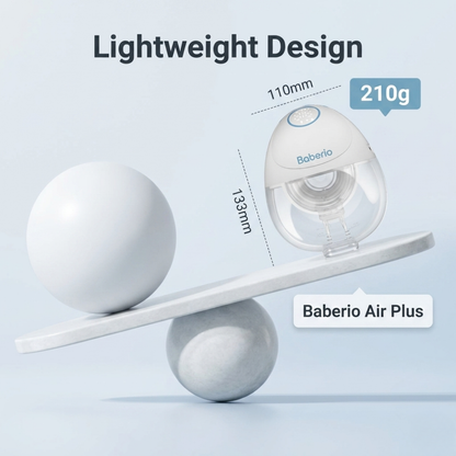 Baberio Air Plus Ultra-discreet Wearable Breast Pump