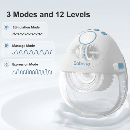 Baberio Air Plus Ultra-discreet Wearable Breast Pump